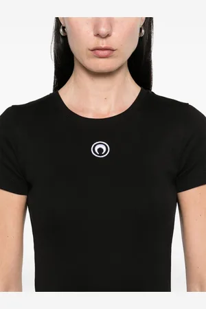 Marine Serre Logo Cotton T-shirt Dress