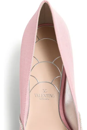 VALENTINO GARAVANI Bowow Strass Embellished Pumps