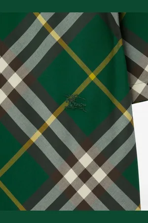Burberry Check Motif Cotton Shirt