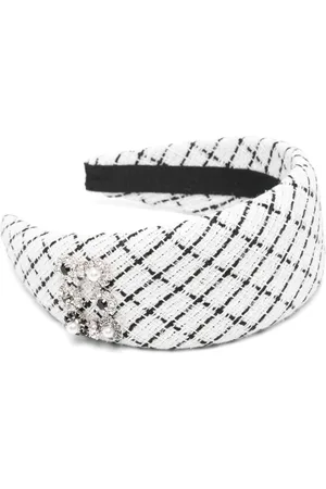 Roger Vivier Rv Flowers Strass Pearl Headband