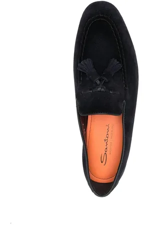 santoni Leather Loafer