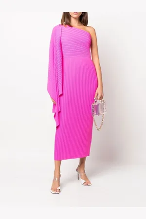 Solace Lenna One-shoulder Midi Dress