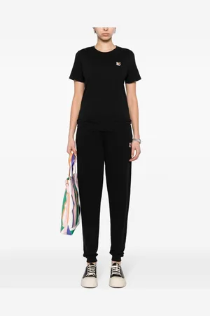Maison Kitsuné Fox Head Patch Cotton T-shirt