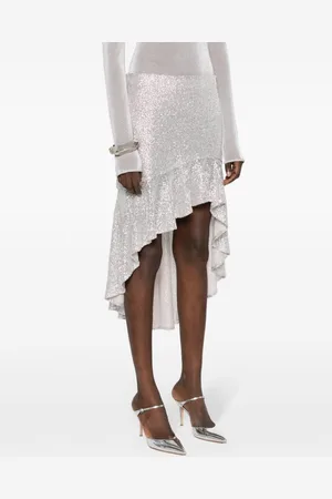 IRO Asymmetric Midi Skirt