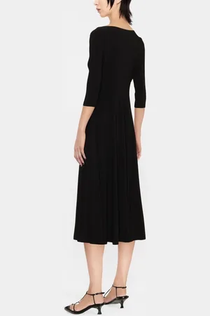 Norma Kamali Flared Midi Dress