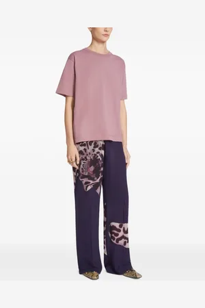 DRIES VAN NOTEN Puvis Prineted Trousers