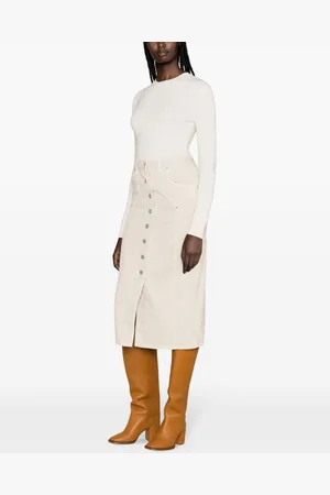 Marant Etoile Vandy Denim Midi Skirt