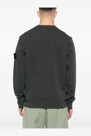 Stone Island Logo Cotton Sweatshirt
