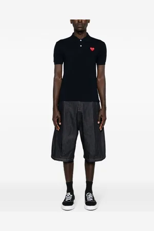 Comme des Garçons Red Heart Cotton Polo Shirt
