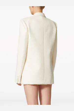 VALENTINO Toile Iconographe Wool And Silk Blend Blazer Jacket