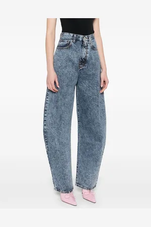 Alaïa Round Denim Jeans