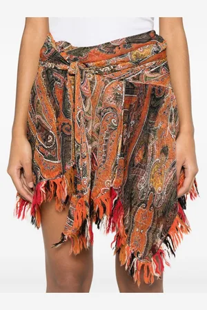 Isabel Marant Dova Printed Cotton Skirt