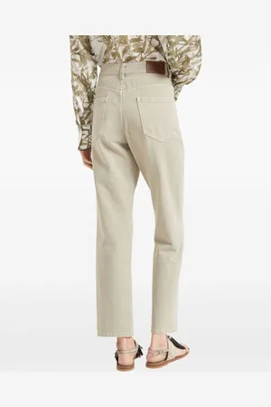 Brunello Cucinelli Retro Loose Denim Trousers