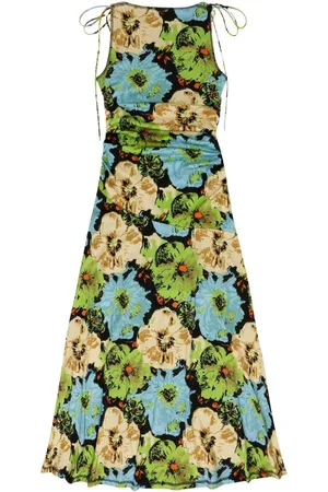 Ganni Printed Midi Dress