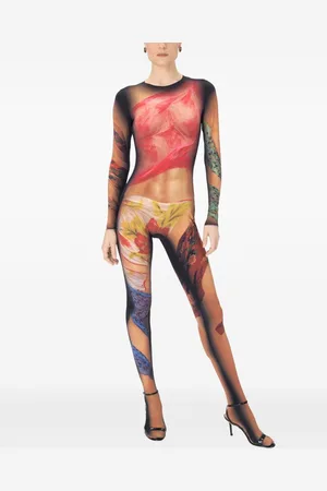 Marine Serre Draped State Catsuit