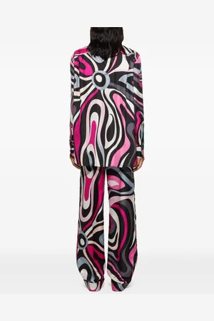 Puccini Printed Silk Trousers