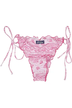 MC2 SAINT BARTH Bandana Print Bikini Bottoms