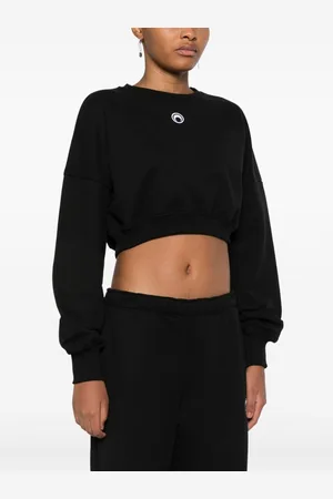 Marine Serre Moon Cropped Sweatshirt