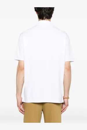 Gucci Web Detail Cotton Polo Shirt