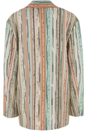 Missoni Striped Double-breasted Blazer Jacket