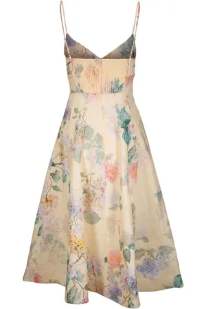ZIMMERMANN Printed Linen Maxi Dress