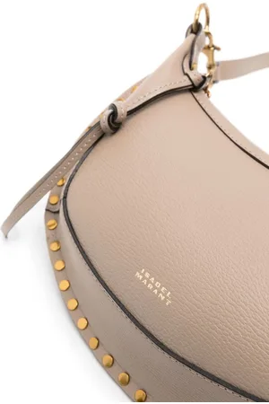 Isabel Marant Oskan Moon Leather Shoulder Bag