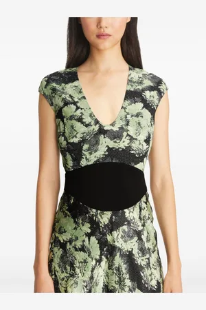 Tory Burch Printed Midi Dress