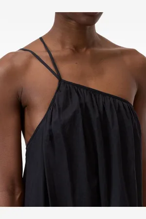 Closed One-shoulder Cotton Dress