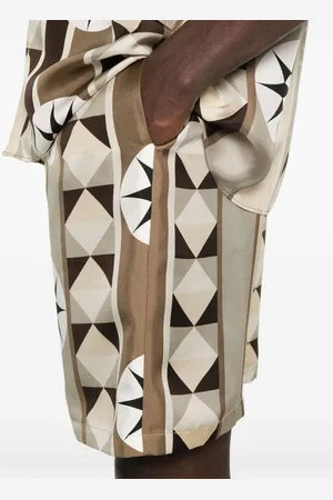 Loewe Printed Silk Shorts