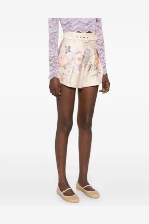 ZIMMERMANN Silk And Cotton Blend Shorts