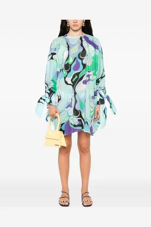 Puccini Printed Cotton Kaftan Dress