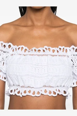 ERMANNO SCERVINO Lace Cotton Top