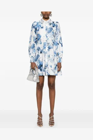 ALICE+OLIVIA Junia Printed Mini Dress