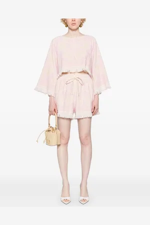 ZIMMERMANN Logo Towelling Cropped Top