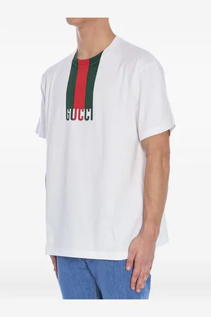 Gucci Web Detail Cotton T-shirt