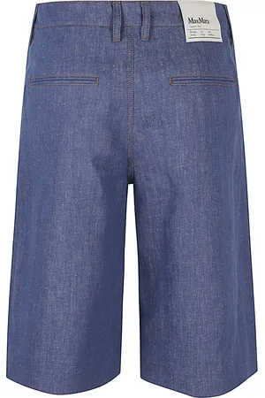 Max Mara Linen And Cotton Blend Bermuda Shorts