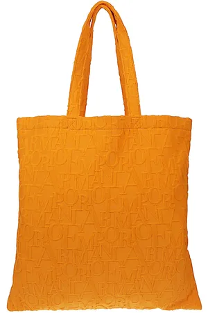 Emporio Armani Striped Beach Tote