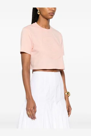 Fendi Logo Cotton T-shirt