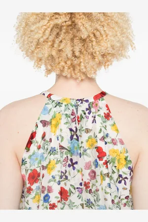 ALICE+OLIVIA Erna Cotton And Linen Mini Dress