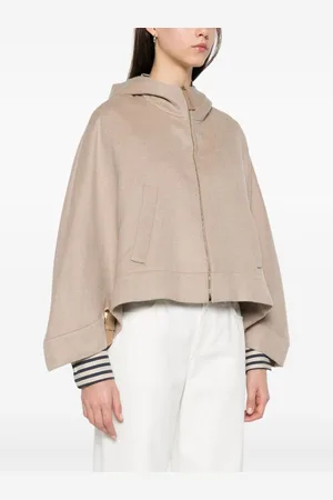 Max Mara Wool Hooded Cape
