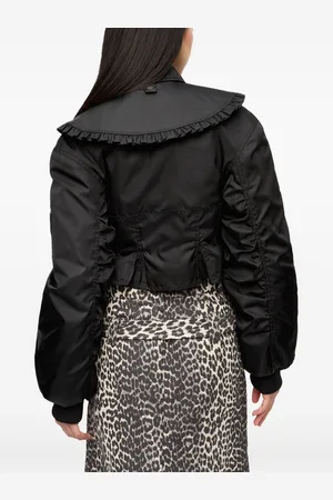 Ganni Nylon Bomber Jacket