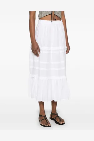 Marant Etoile Diya Long Cotton Skirt