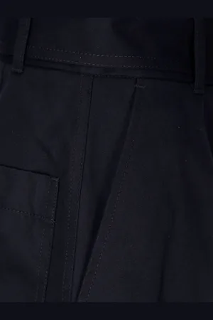 STUDIO NICHOLSON Round Leg Cotton Trousers