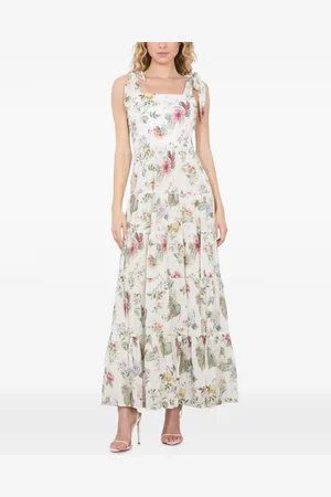 ALICE+OLIVIA Monnie Cotton Long Dress
