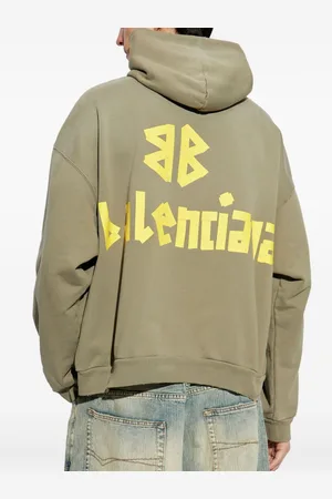 Balenciaga Tape Type Cotton Hoodie