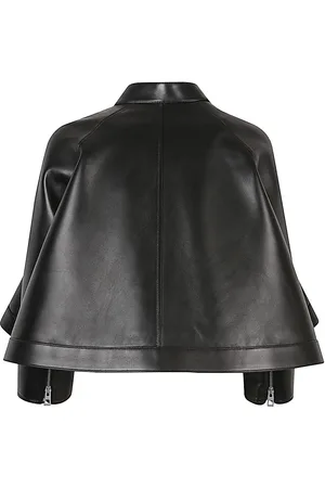 Loewe Leather Cape Jacket