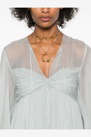 Chloé CHLOÈ- Ruffled Silk Mini Dress