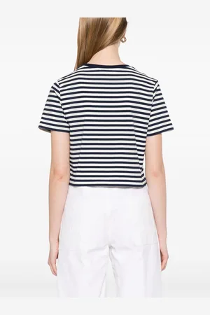 Maison Kitsuné Striped Cotton T-shirt