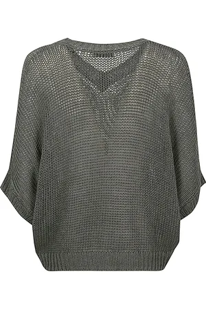 Base London Linen And Cotton Blend Poncho