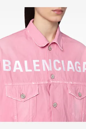 Balenciaga Logo Denim Jacket